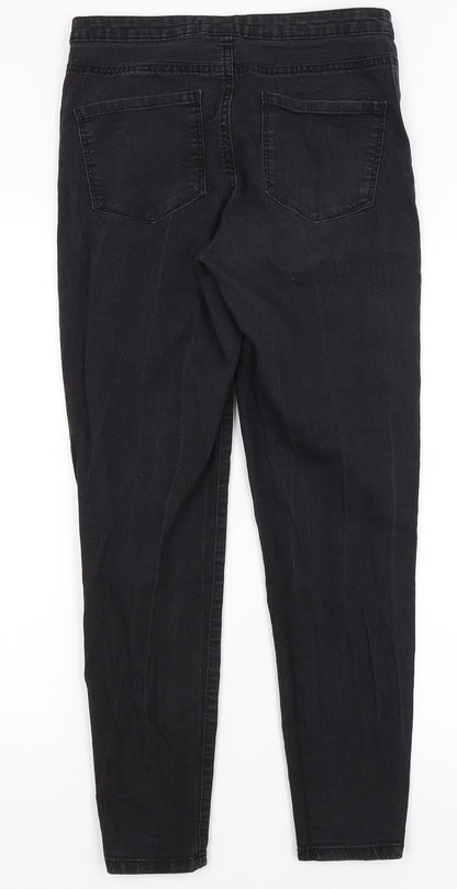 Denim Co Womens Black   Skinny Jeans Size 12 L26 in