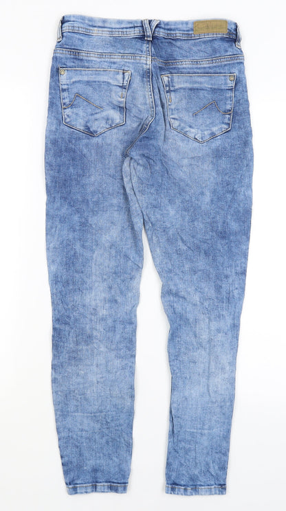 Womens UK Size 6 Preworn Regular Fit Skinny Blue Jeans