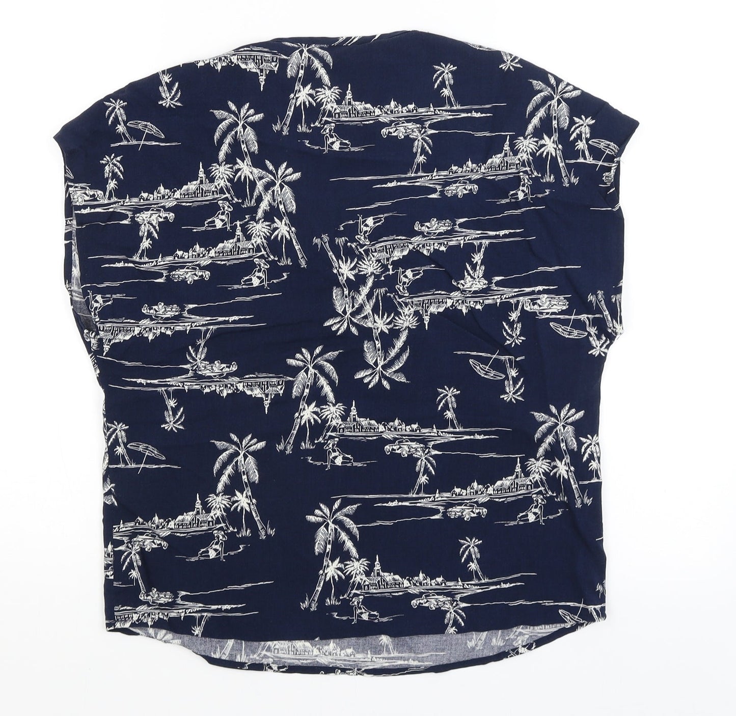 Primark Womens Blue   Basic T-Shirt Size 6