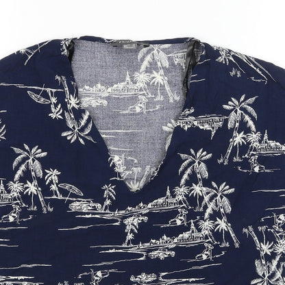 Primark Womens Blue   Basic T-Shirt Size 6