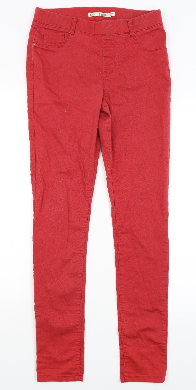 Dorothy Perkins Womens Red   Skinny Jeans Size 10 L20 in