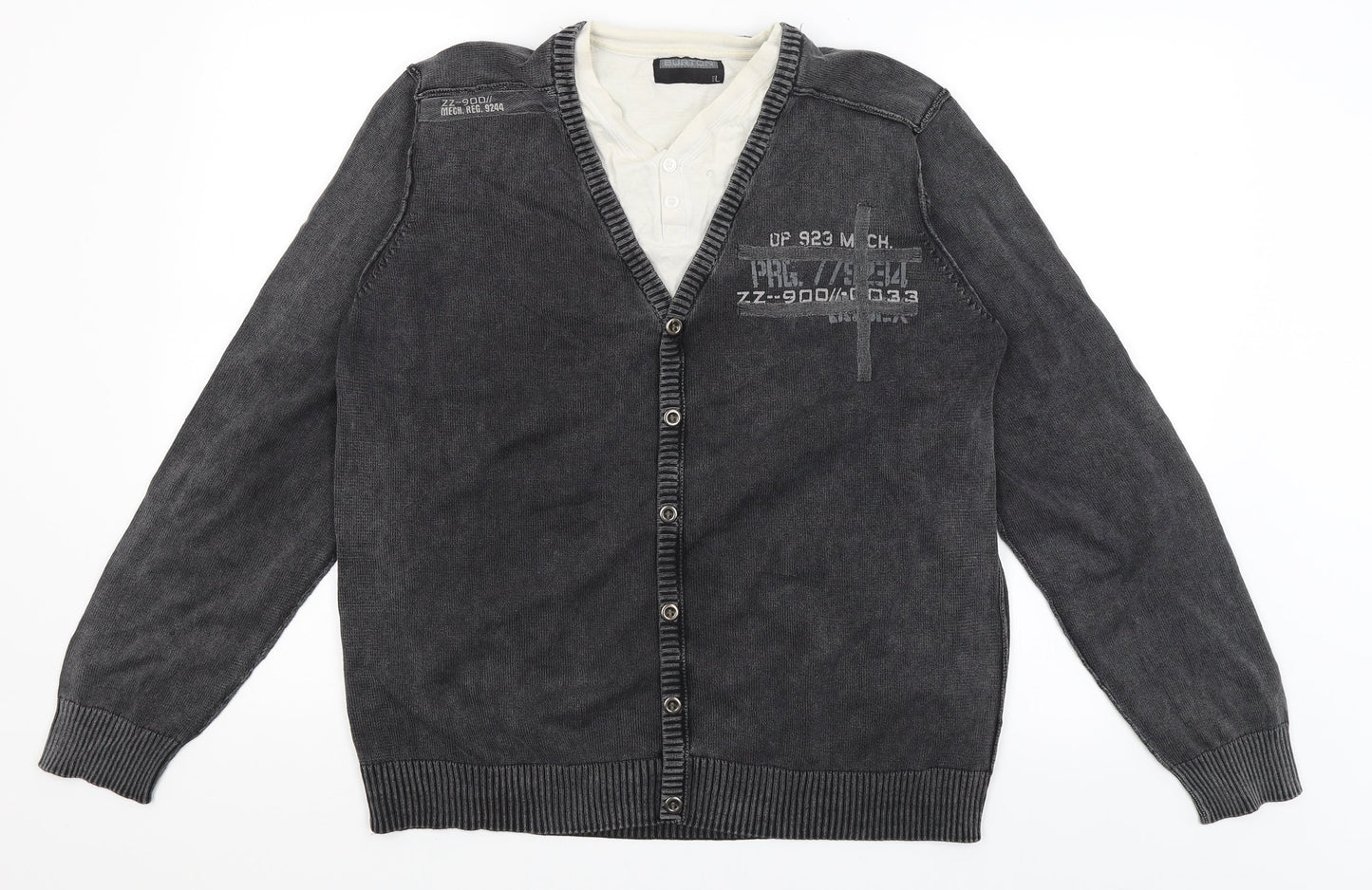 Burton Mens Grey   Pullover Jumper Size L