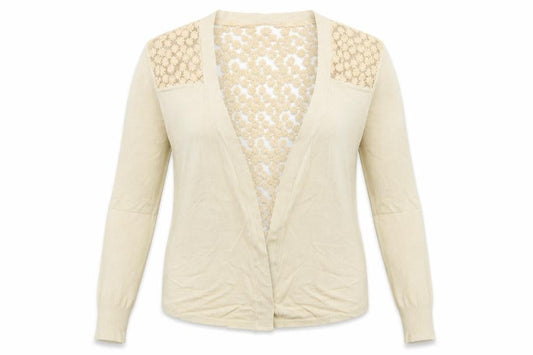 Mixumi Womens Gold   Wrap Jumper Size M