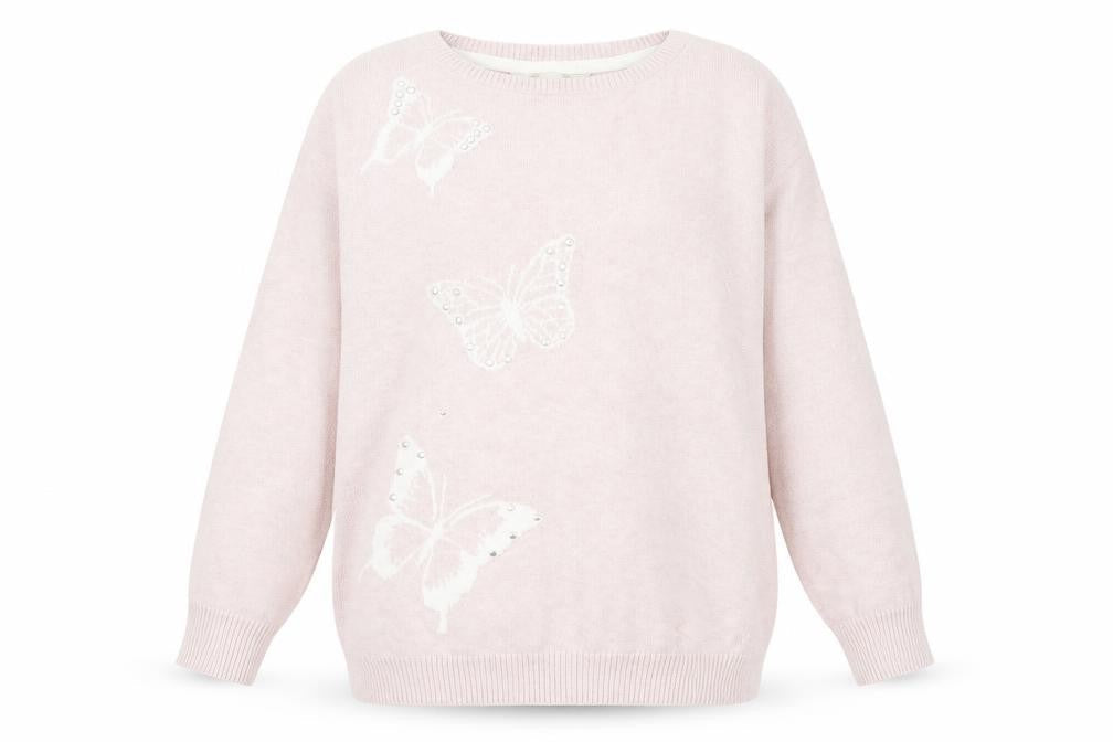 Womens UK Size 10 Authentic Pink Pullover Jumper