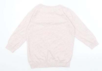 Authentic Womens Pink   Pullover Jumper Size 10  - Butterflies