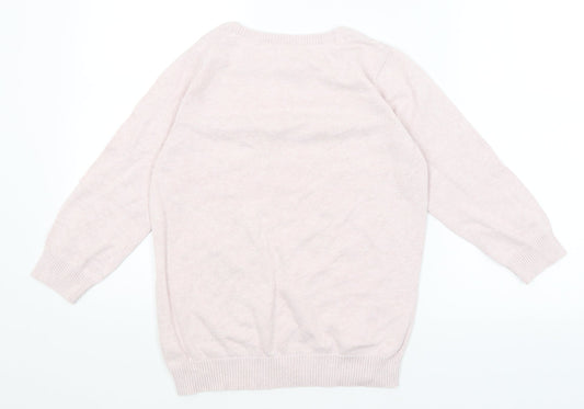 Authentic Womens Pink   Pullover Jumper Size 10  - Butterflies