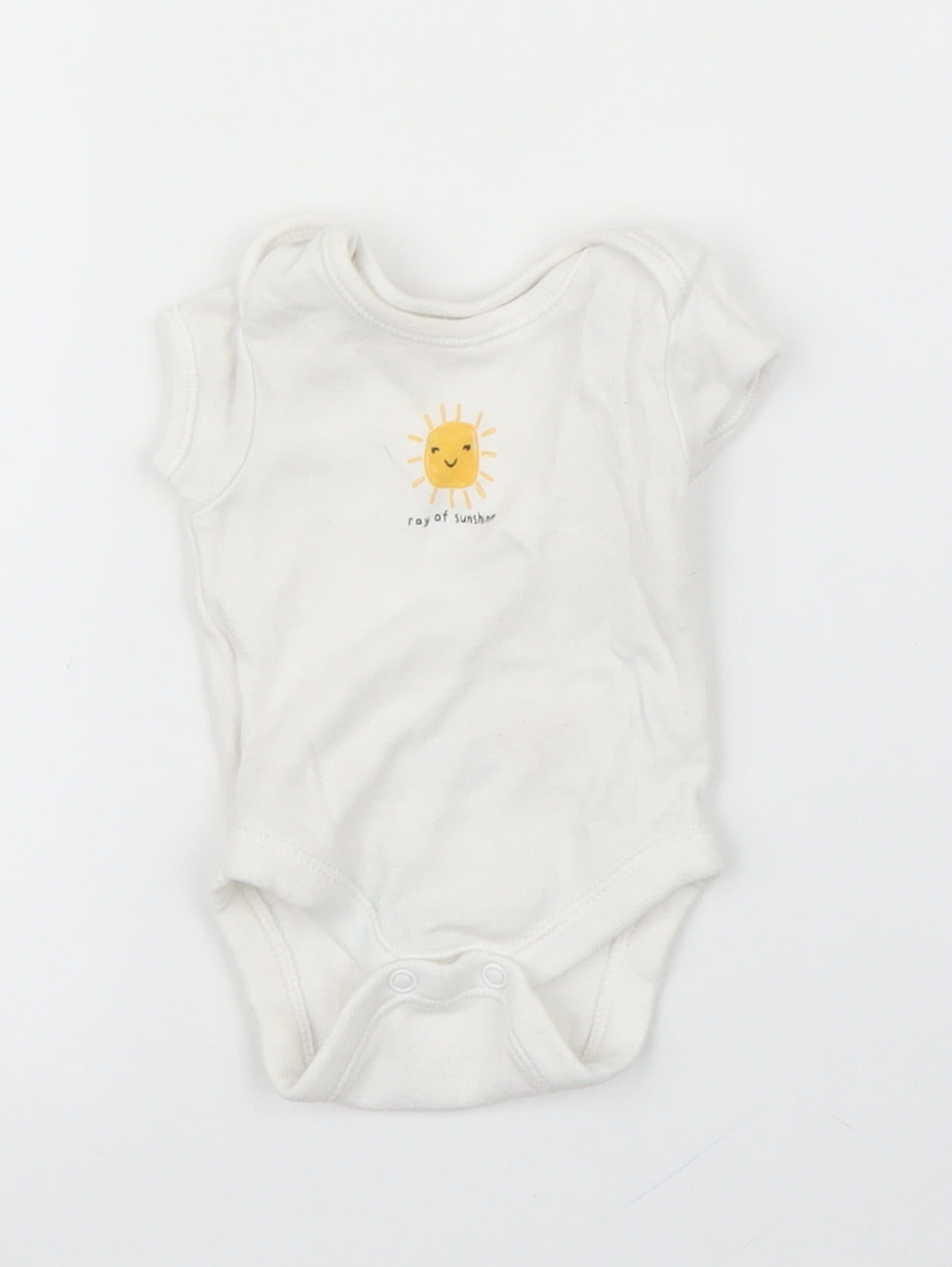 Primark Baby White   Babygrow One-Piece Size 0-3 Months