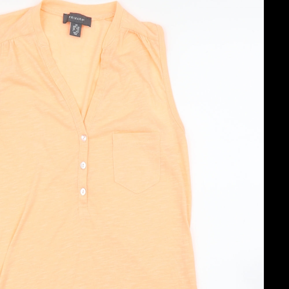 Primark Womens Orange   Basic Blouse Size XS