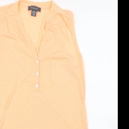 Primark Womens Orange   Basic Blouse Size XS