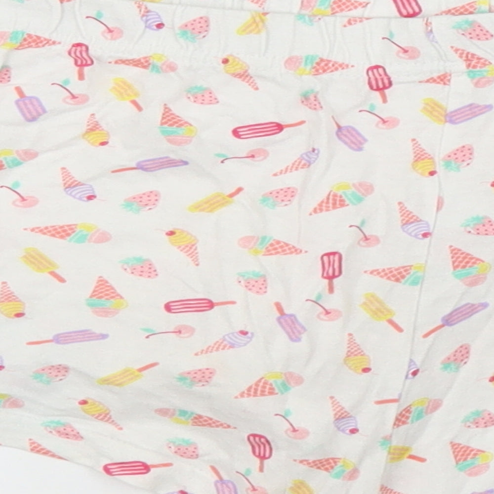 Primark Womens White   Cut-Off Shorts Size XS