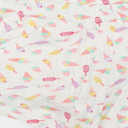 Primark Womens White   Cut-Off Shorts Size XS