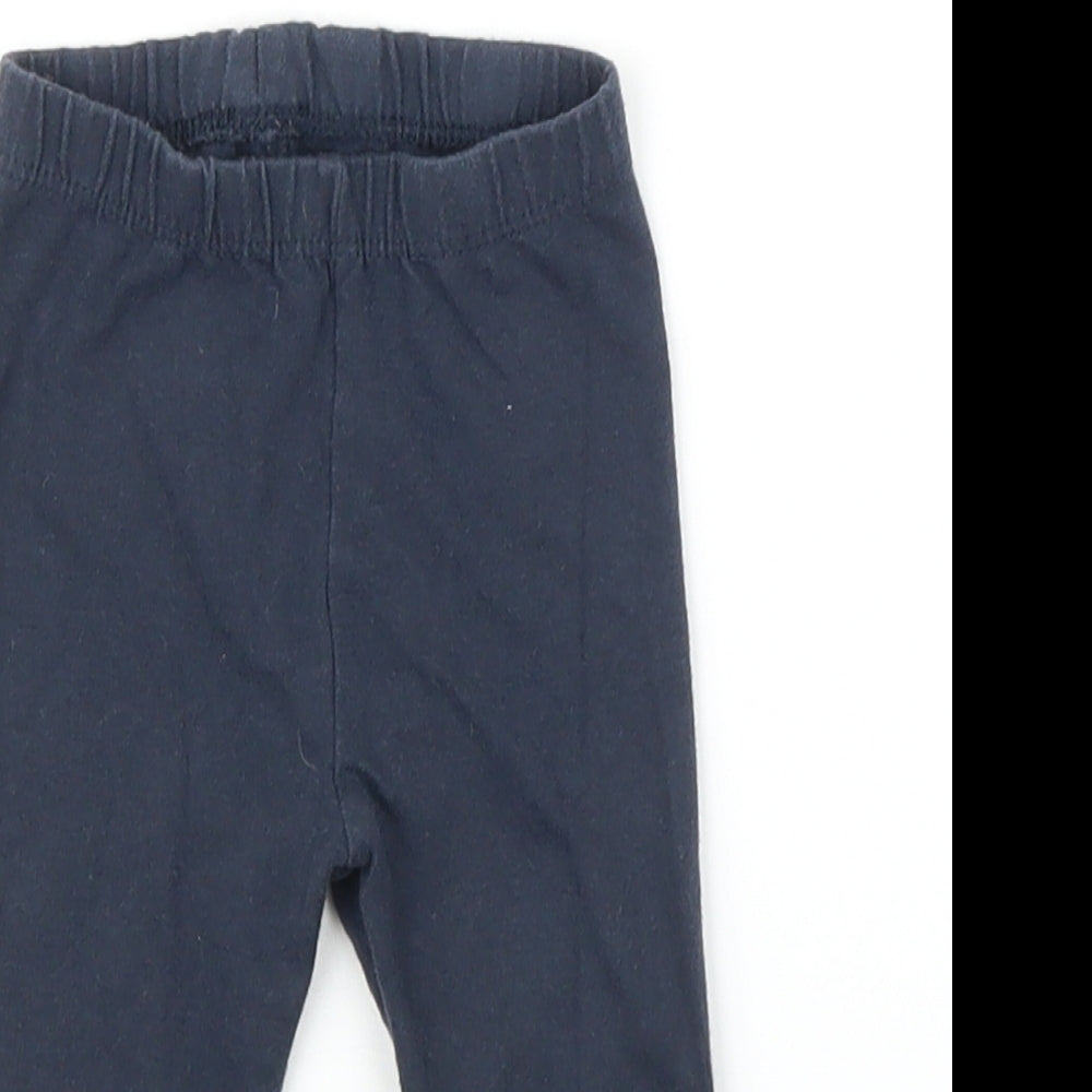Nutmeg Baby Blue   Capri Leggings Size 3-6 Months