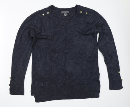 Primark Womens Blue   Pullover Jumper Size S