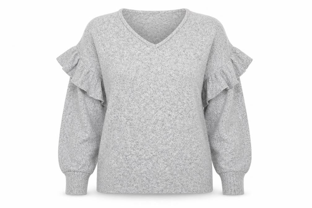 Womens UK Size 10 JD Williams Grey Pullover Jumper