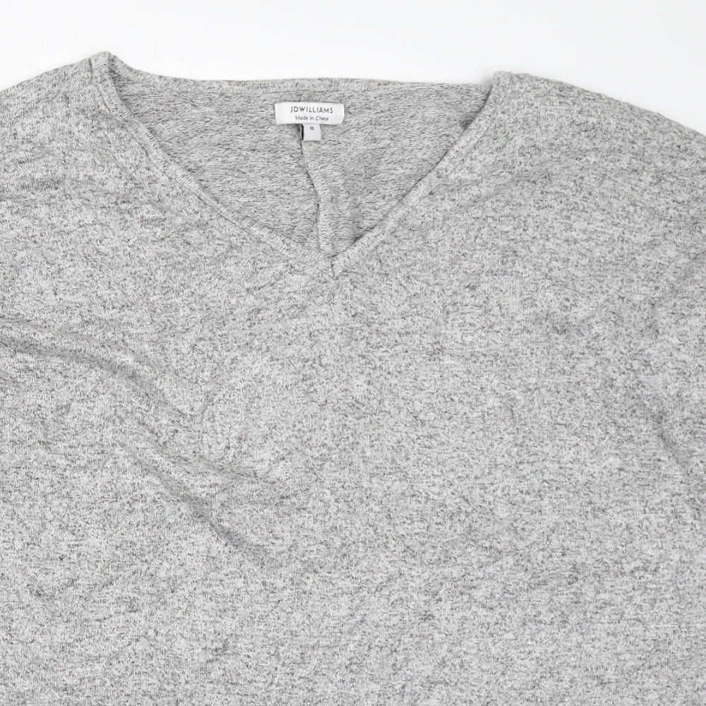 Womens UK Size 10 JD Williams Grey Pullover Jumper