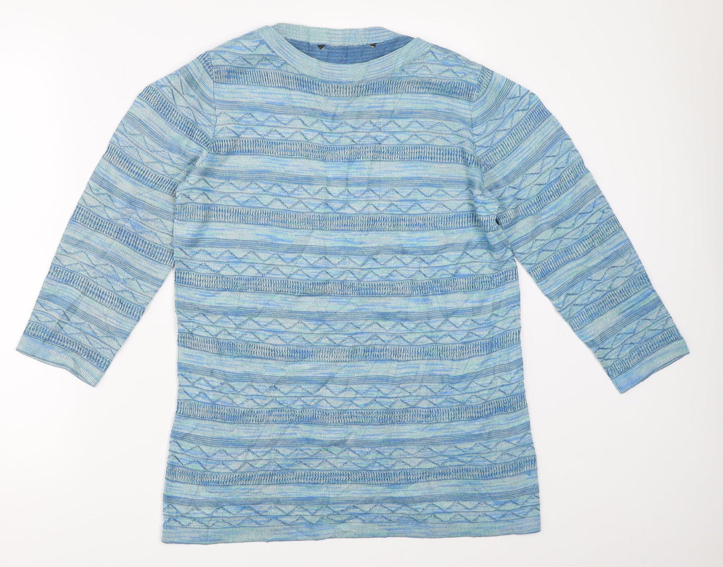 Womens UK Size 12 Bonmarché Blue Pullover Jumper