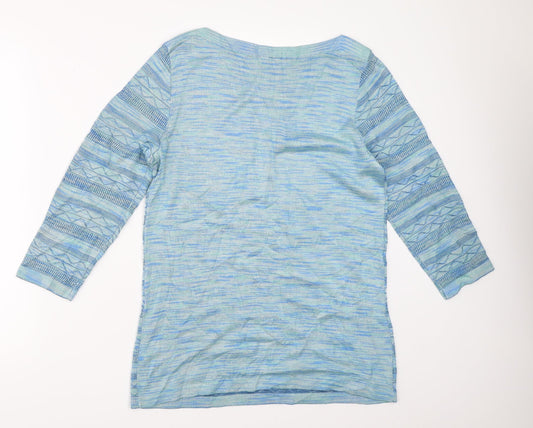 Womens UK Size 12 Bonmarché Blue Pullover Jumper