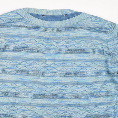 Womens UK Size 12 Bonmarché Blue Pullover Jumper