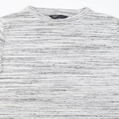 Womens UK Size 10 Marks and Spencer Grey Pullover Jumper