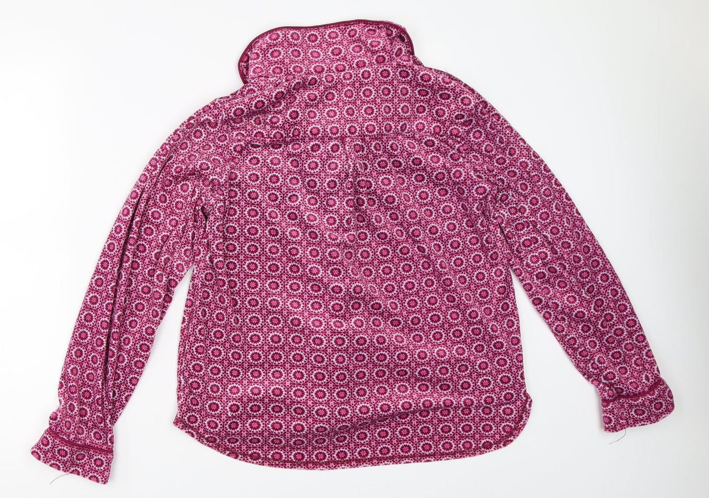 Carole Hochman Womens Pink Geometric  Top Pyjama Top Size M