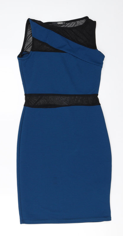 Quiz Womens Blue   Bodycon  Size 6