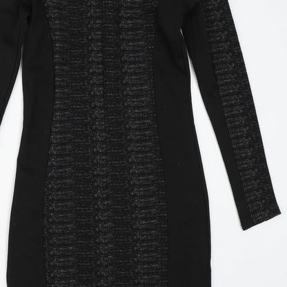 H&M Womens Black   Bodycon  Size 38