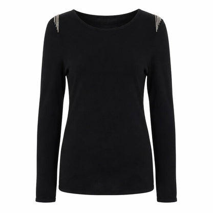 Womens UK Size 10 H&M Black Pullover Jumper