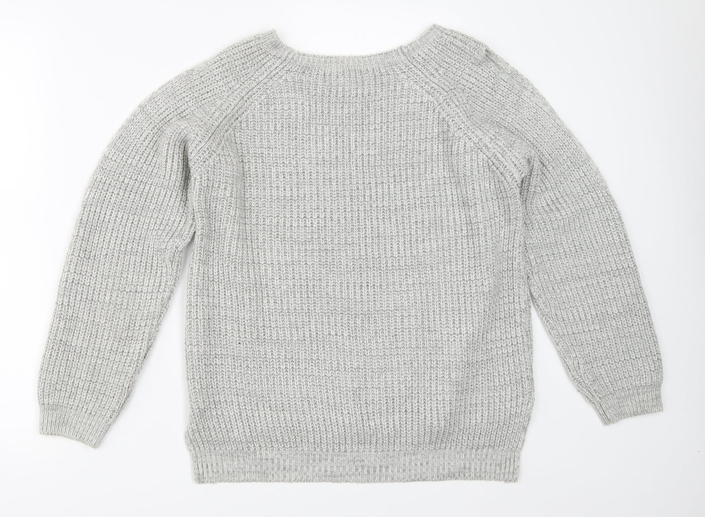 Womens UK Size 8 Atmosphere Grey Pullover Jumper