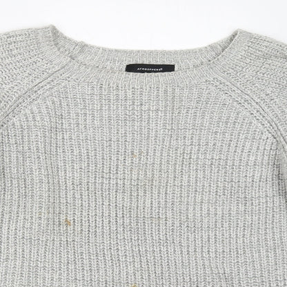 Womens UK Size 8 Atmosphere Grey Pullover Jumper