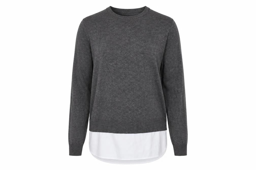 Womens UK Size 12 F&F Grey Pullover Jumper