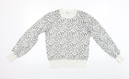 Womens UK Size 12 NEXT White Pullover Jumper