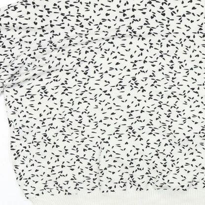 Womens UK Size 12 NEXT White Pullover Jumper