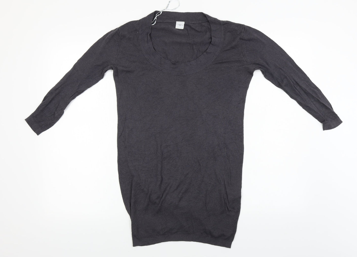 Womens UK Size 12 New Look Grey Pullover Jumper