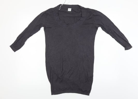 Womens UK Size 12 New Look Grey Pullover Jumper