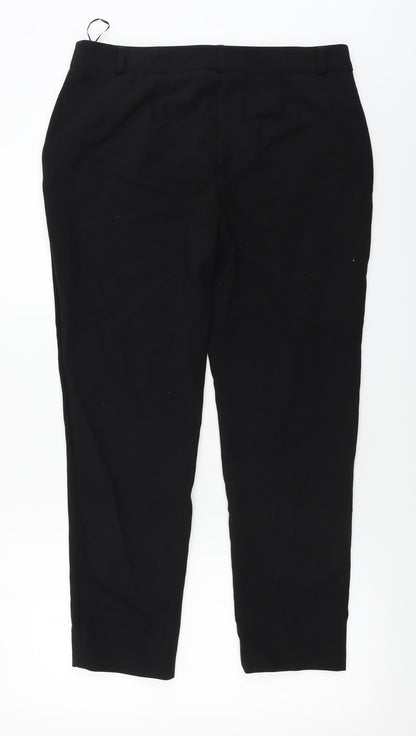 Womens UK Size 14 Marks and Spencer Regular Fit  Black Trousers