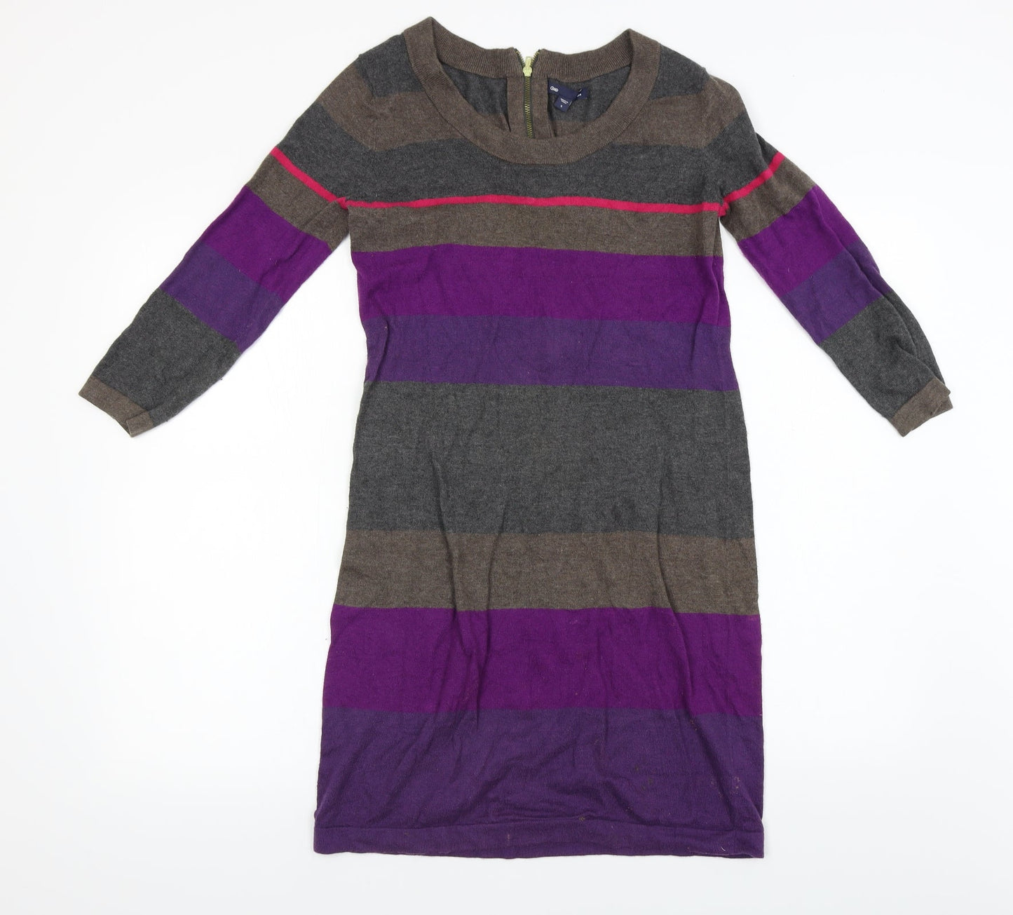 Gap  Womens Purple Striped  A-Line  Size S