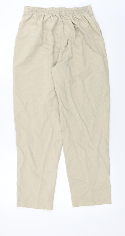 Womens UK Size 14 Classics Regular Fit  Beige Trousers
