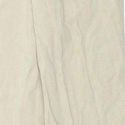 Womens UK Size 14 Classics Regular Fit  Beige Trousers