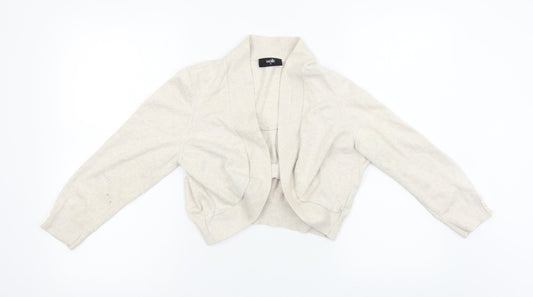 Womens UK Size M Wallis Beige Cardigan Jumper