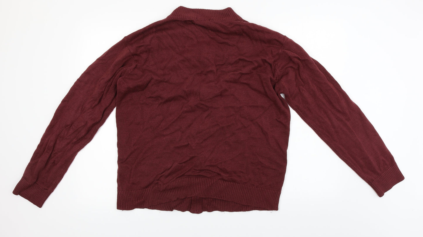 Damart  Womens Red   Jacket Coat Size L