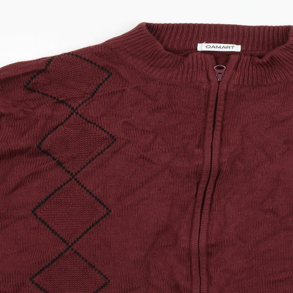 Damart  Womens Red   Jacket Coat Size L