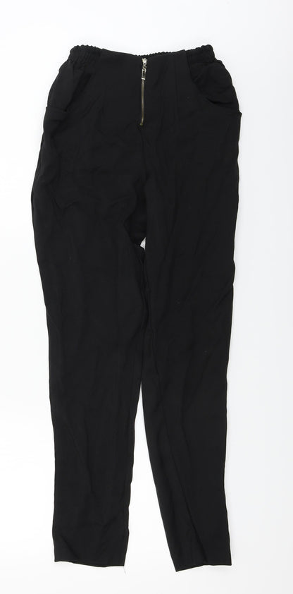 Missguided  Womens Black   Trousers  Size 8 L25 in