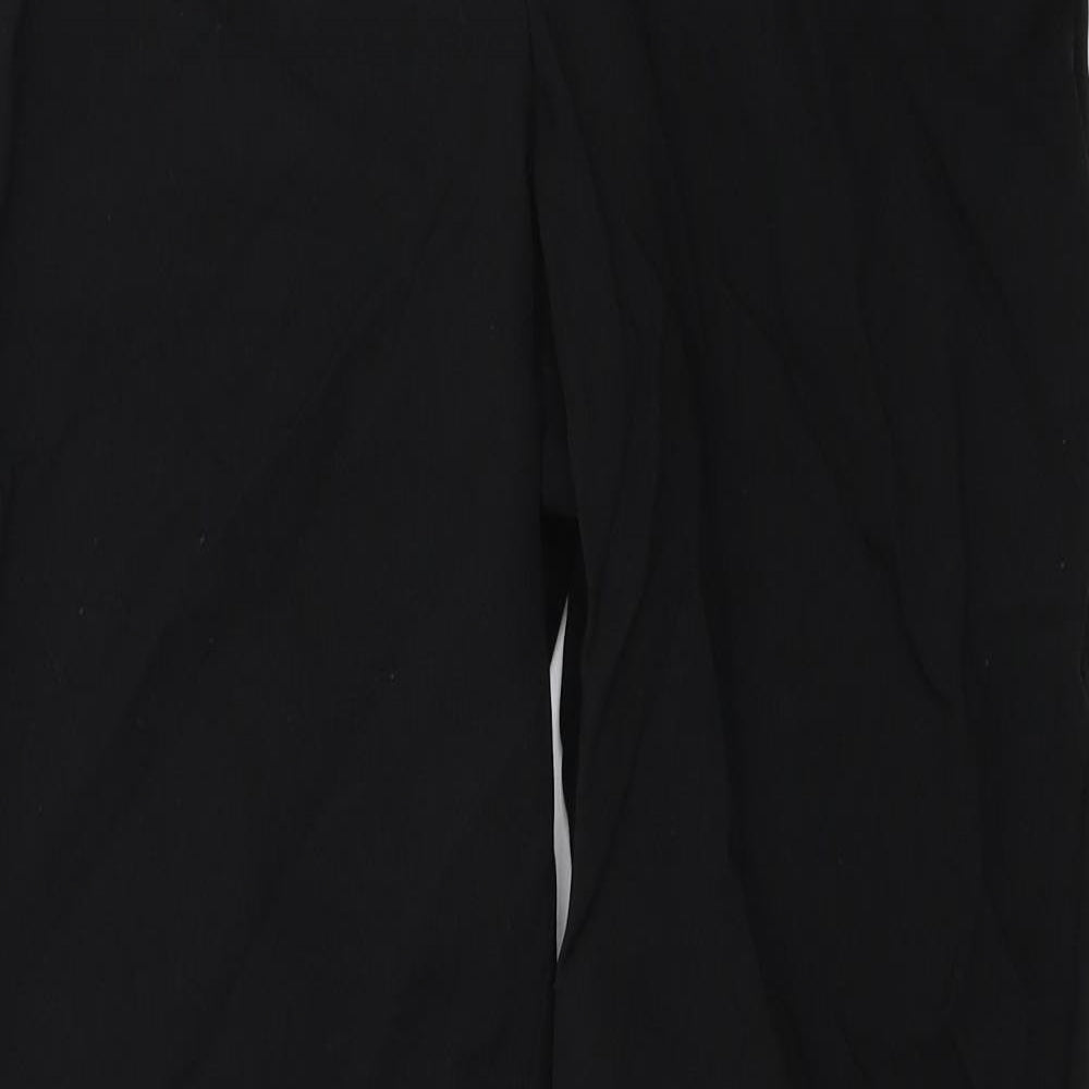 Womens UK Size 10 Peacocks Regular Fit  Black Trousers