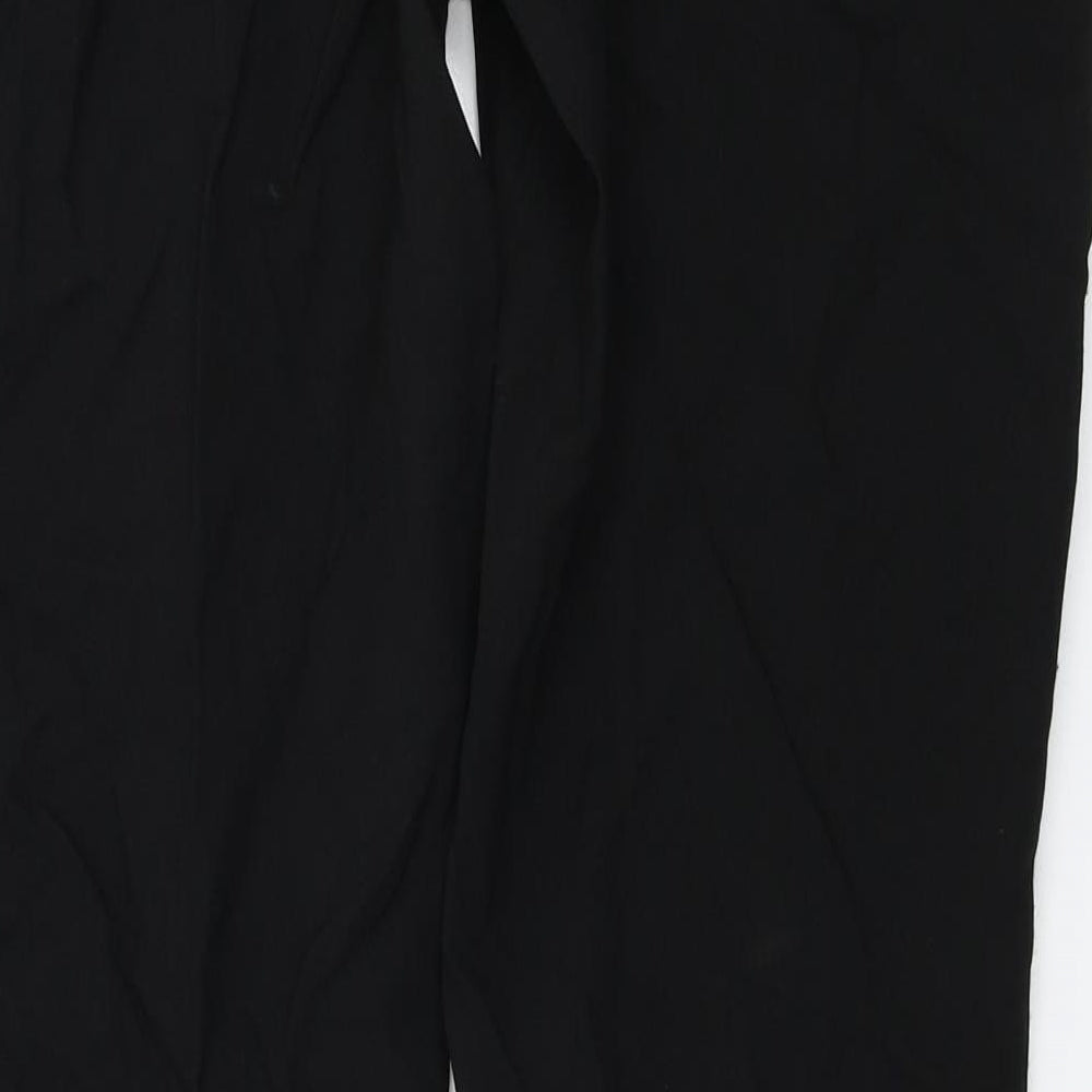 Womens UK Size 10 Peacocks Regular Fit  Black Trousers