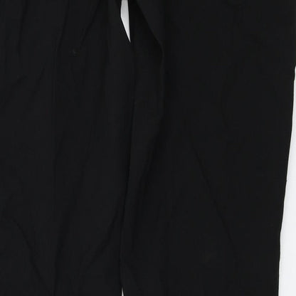 Womens UK Size 10 Peacocks Regular Fit  Black Trousers
