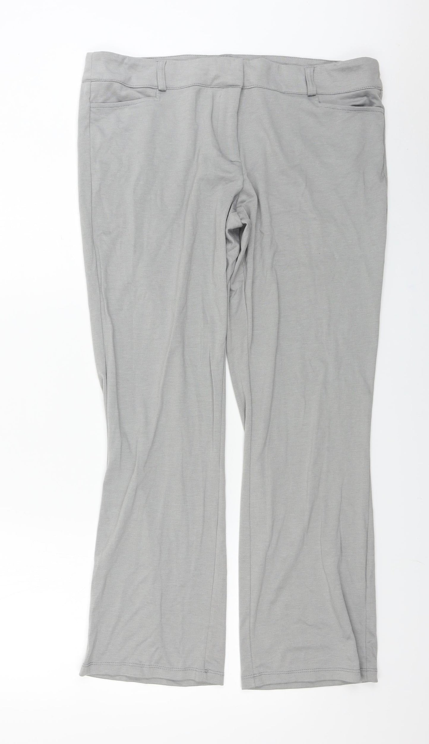 Chelsea Muse  Womens Grey   Trousers  Size 16 L26 in