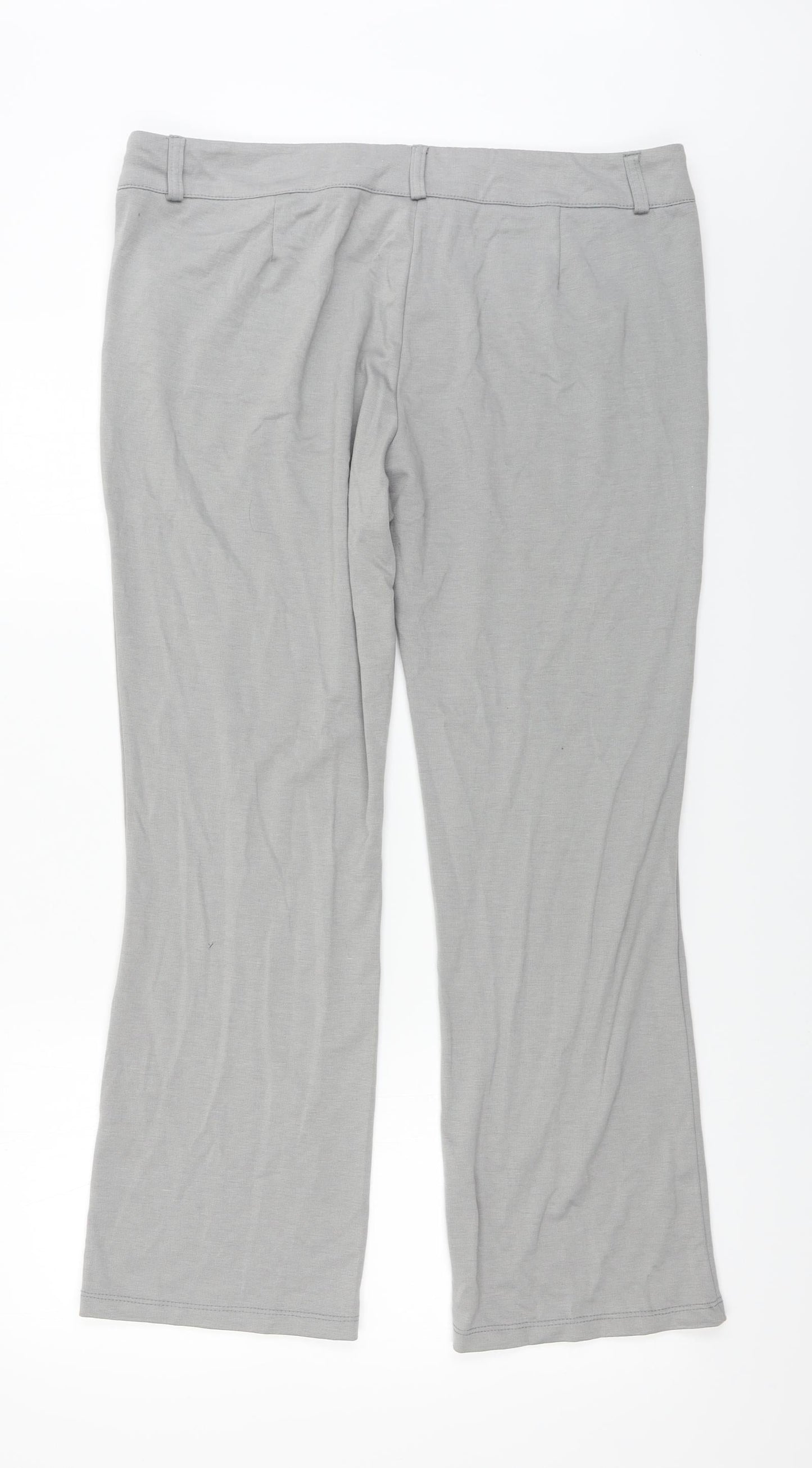 Chelsea Muse  Womens Grey   Trousers  Size 16 L26 in