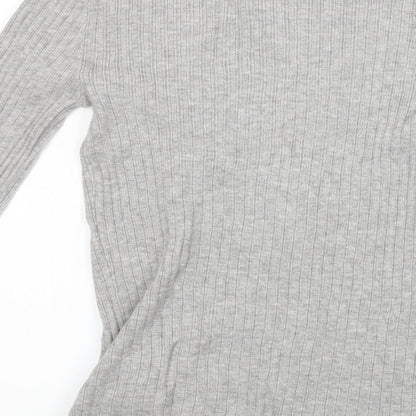 Womens UK Size L Primark Grey Pullover Jumper
