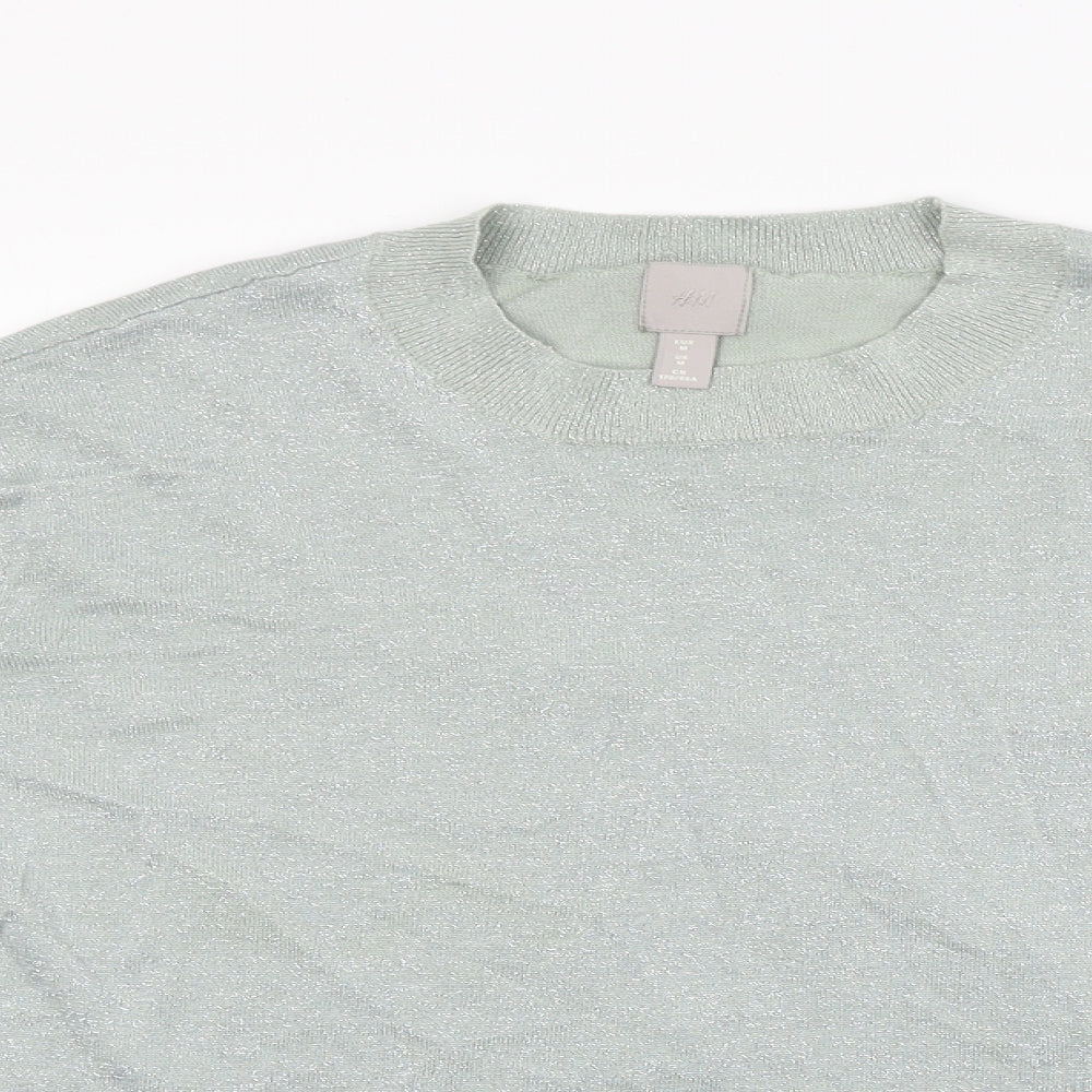 H&M  Womens Grey   Pullover Jumper Size M