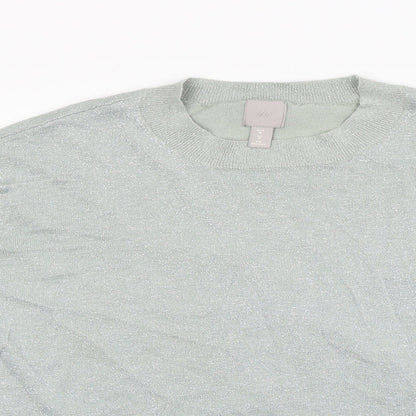 H&M  Womens Grey   Pullover Jumper Size M